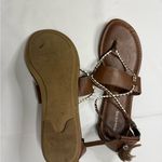 Maurice's  Brown Sandals with Beaded Straps Photo 3