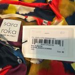 Sara Roka Elenat Silk Midi Dress Watercolor Abstract Floral Size IT 40 Small Photo 3