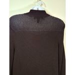 Ralph Lauren Lauren  Mock Neck Quarter Zip Long Sweater Dress Black Size PS Photo 6