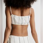 Madewell NWT - Tie-Front Bubble Cover-Up Crop Top Photo 2