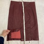 Vince Lambskin Leather Pencil Skirt Photo 4