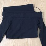 Divided New  Off the Shoulders Dress Cotton Elastane Stretchy Soft Black Size 4 Photo 6