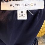 Purple Snow  Navy Cold‎ Shoulder Dress Photo 6