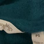 Soft Surroundings  100% Cashmere Sweater Womens SP Teal Blue Cozy Quiet Luxury Photo 5