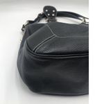 Furla  Black Leather Hobo Bag Shoulder Purse Italy Photo 8
