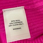 Caslon Pink Ribbed Wool Cashmere Blend Crew Neck Button Cardigan Sweater XL Photo 5