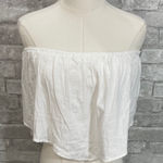 Aerie White Smocked Tube Top with overlay Photo 0