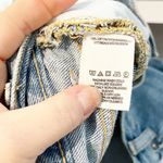 Free People Maggie Busted Knee Distressed Raw Hem Jeans Blue 29 Photo 5