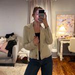 Bagatelle Cream Off White Beige Leather Jacket Faux Photo 3