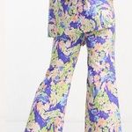 ASOS DESIGN tailored wide leg dad pants in blue floral print Sz 2 NWT Photo 1