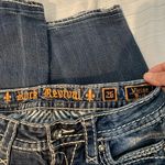 Rock Revival  Vivian Boot Embellished Distressed Jeans Size 26 Photo 2
