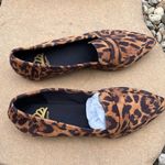 Fergalicious By Fergie Womens Flat Shoes Pointed Slip On Leopard JEMM Brown 9.5M Photo 3