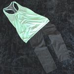 Old Navy Women’s Workout Outfit. Racerback and Cropped Leggings Geometric Small Photo 0
