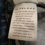 💕SLVRLAKE💕 London Crop Jeans Straight Leg High Waisted ~ Blue 24 NWOT Photo 10