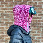 Brand New Handmade Ski Hood Black Photo 0