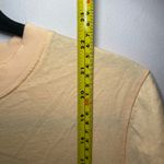 Lanvin Peach Orange Bubble Letter Tee Slogan Print Paris Women's size Medium Photo 7