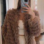 Boutique Fur Jacket Brown Photo 0