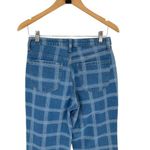 BP Be Responsible BLUE PLAID DENIM JEANS STRAIGHT LEG Size 27 NWOT Photo 5