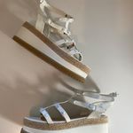 Nasty Gal White Espadrille Sandals Photo 0