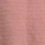 Garnet Hill  Cashmere Blend Bouclé Cropped Sweater Pink Long Sleeve Mock Neck S Photo 1