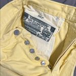 Levi's Levi’s Yellow Women's Denim Shorts Photo 3