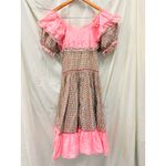 Vintage 1960s/70s Pink Floral Square Dancer Rockabilly Dress Whimsical Prairie Size undefined Photo 1