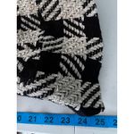 Coldwater Creek Houndstooth Blazer Chenille Jacket Black Size 12 Petite Womens Photo 7