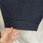 Vintage women's solid black pull on loose straight fit relaxed pants casual 12 Photo 2