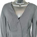 Vince Fitted Shaped Sleeve V-Neck Blouse Photo 2