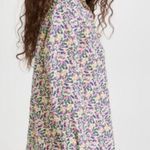 FRANK & ELIEEN Hunter Linen Button Front Dress In Neon‎ Floral Size Small Pink Photo 1