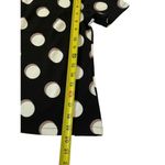 ZARA  Women Size Large Crop Top Fitted Polka Dot Shirt Blouse Black (19-227P) Photo 4