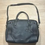 Tumi Stanton Kiran Tote Black Leather Travel Bag Photo 2