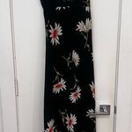 Sans Souci Midi Floral Print Black Dress Photo 0