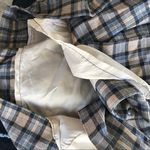 Moschino VTG jeans 26 Y2K plaid pleated Academia wool brown skirt Photo 6