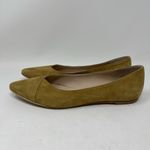 Garnet Hill ‎ Adrian Tan Leather Pointed Toe Ballet Flats Shoes Women’s Size 6 Photo 2