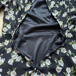 Emory park ASOS  Dark Ditzy Floral Print Maxi Dress Size Large Long Sleeve Photo 13
