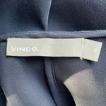 Vince  Dress V-Neck Popover Long Sleeve Tunic Navy Blue Size XS Minimalist Simple Photo 8