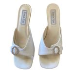 Touch Ups Ivory  Wedding Shoes 6M Buckle And Rhinestones. Photo 1