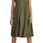 G-star Raw NWOT  Women's Green Midi Dresses Size L Photo 0