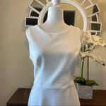 Betsey Johnson Ivory Cutout Back Scuba Crepe Dress Photo 3