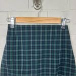 Brandy Melville  Green Plaid Mini Skirt Photo 4