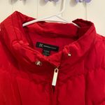 EUC INC International Concepts women’s red puffer zip winter coat jacket XL Photo 3