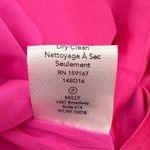 Milly Jordan Long Sleeve Satin Faux Wrap Dress Shirtdress Long Sleeve Small Pink Photo 11