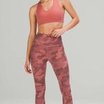 Lululemon NWT  Align High-Rise Pant 28" Camo Brier Rose  Size 10 Photo 0