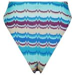 River Island  Women Textured Pull On Bikini Bottom, Blue Combo Size 6 NWT Photo 1