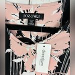 Roz & Ali ‼️final must bundle‼️ NWT Abstract Floral Blouse Tunic Stretch V-neck Photo 6