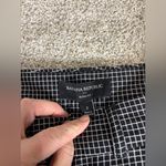 Banana Republic Pants Womens Size 2 Black/White Sloan Style Dress Pants Plaid Photo 2