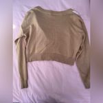 Pink and brown preppy cardigan Tan Size M Photo 2