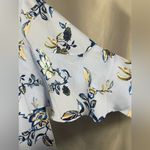 White House | Black Market  Carolina Blue Floral Dress Women’s Balloon Sleeve Sz M Photo 5
