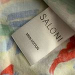 SALONI TILLY SHIRT DRESS COTTON POPLIN DRESS SUMMER CONFETTI Blue Size 4 Photo 10